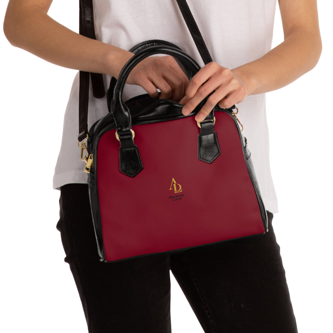 Shoulder Handbag Burgundi | Ascenda Classics