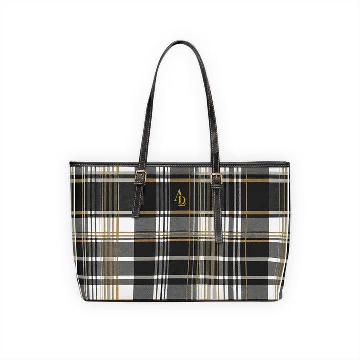 PU Leather Tote Bag | Ascenda Geometrics