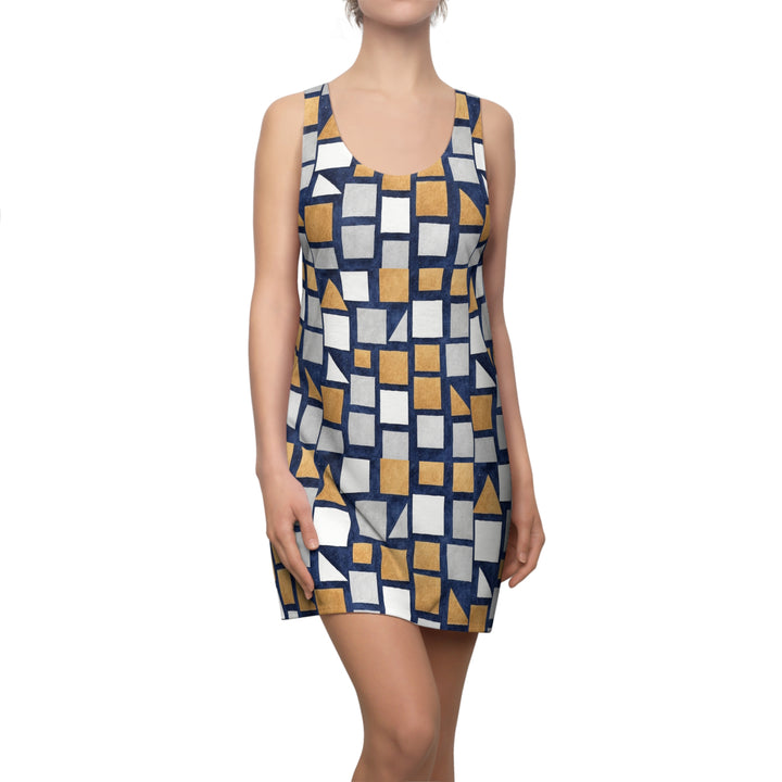 Casual Chic Summer Dress | Ascenda Geometrics