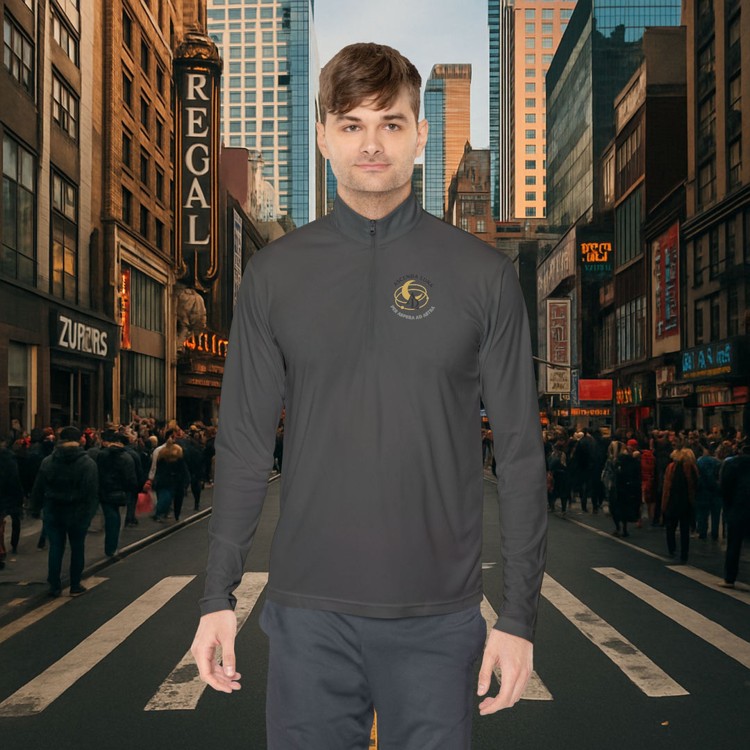 Workout Unisex Quarter-Zip Pullover | Ascenda Ad Astra