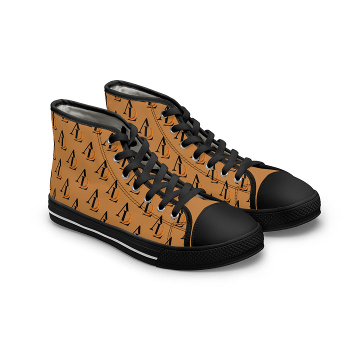 Stylish Women's High Top Sneakers with Ascenda Luna on the go