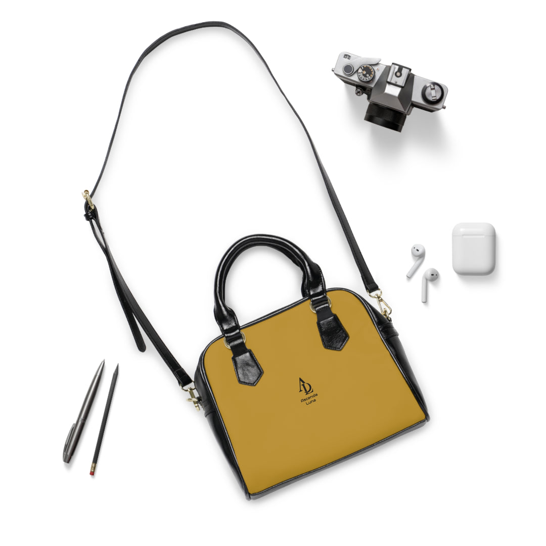 Shoulder Handbag Dark Mustard | Ascenda Classics