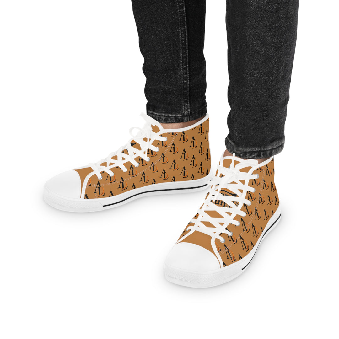 Stylish Men's High Top Sneakers with Ascenda Luna on the go
