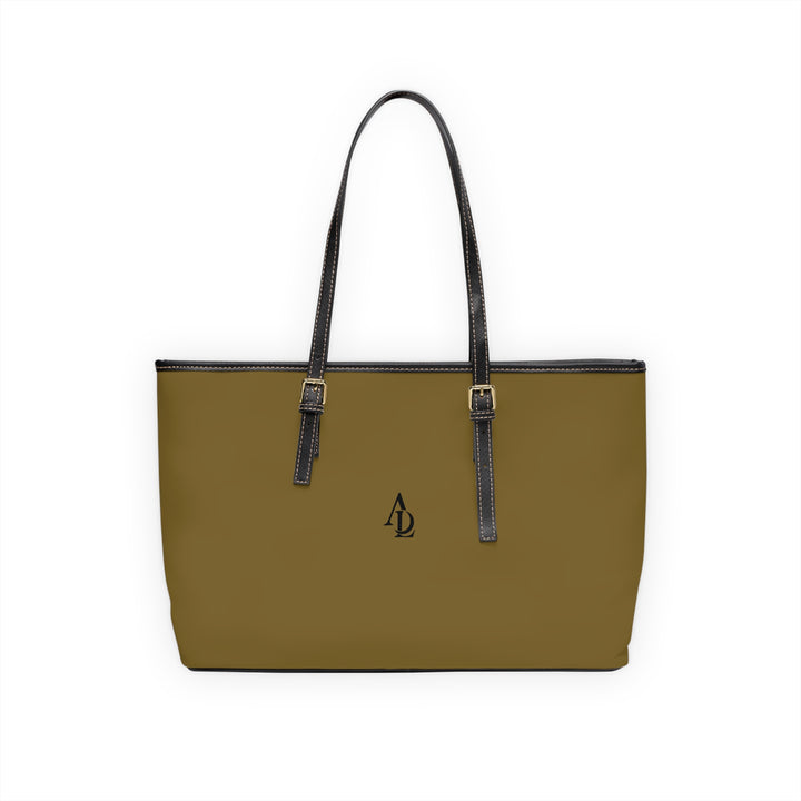 PU Leather Tote Bag Mustard | Ascenda Classics