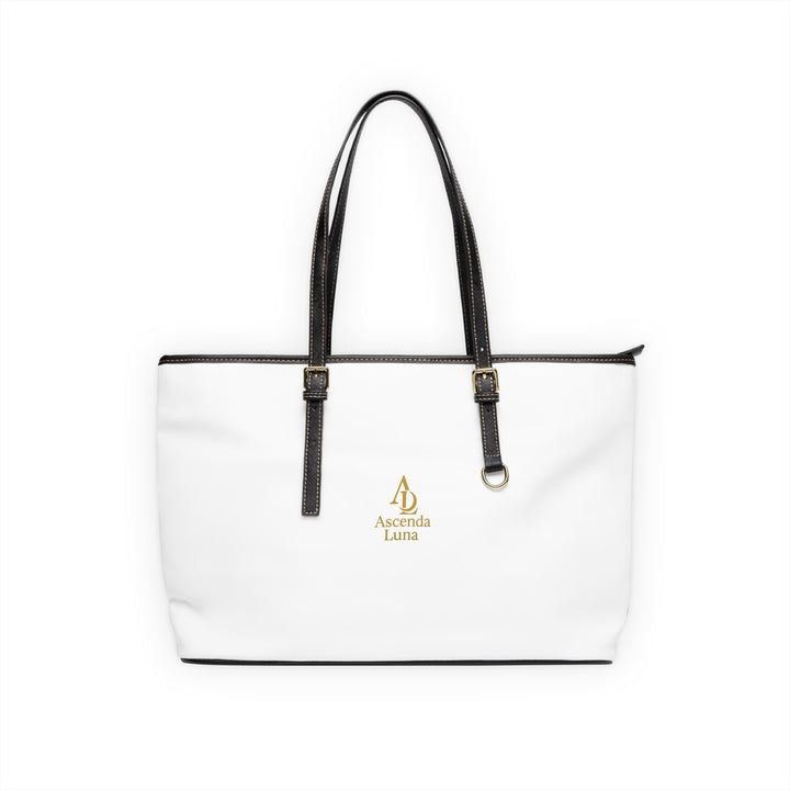 PU Leather Tote Bag White | Ascenda Classics