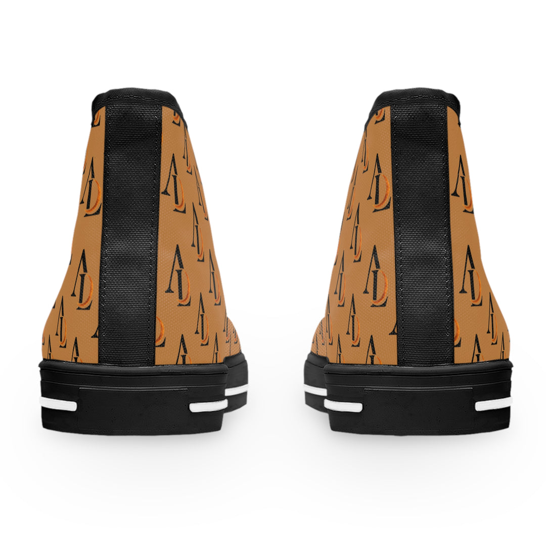 Stylish Women's High Top Sneakers with Ascenda Luna on the go