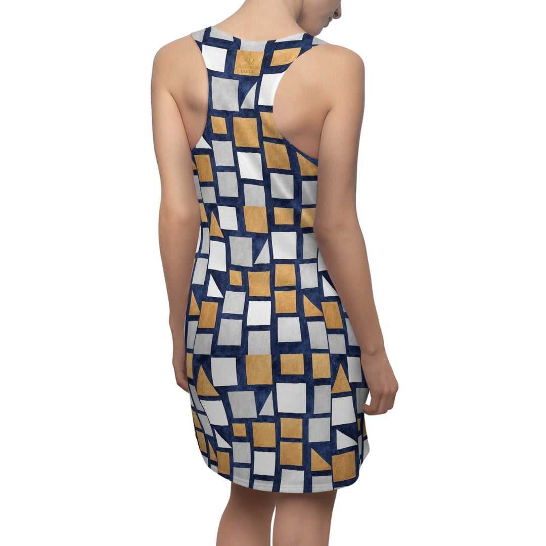 Casual Chic Summer Dress | Ascenda Geometrics