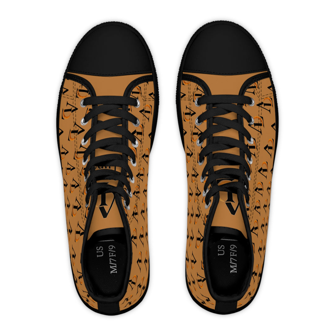 Stylish Women's High Top Sneakers with Ascenda Luna on the go