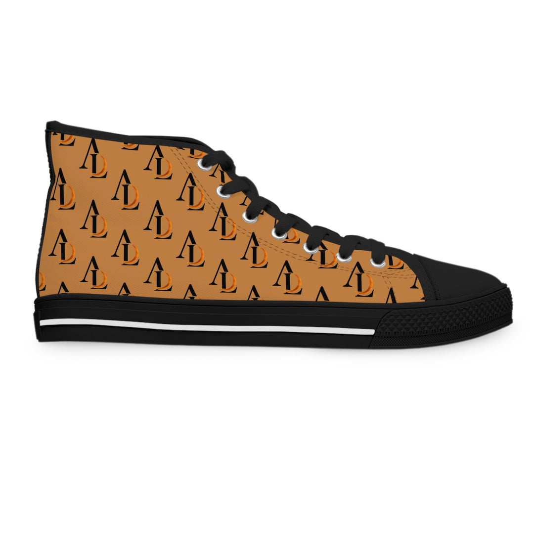 Stylish Women's High Top Sneakers with Ascenda Luna on the go