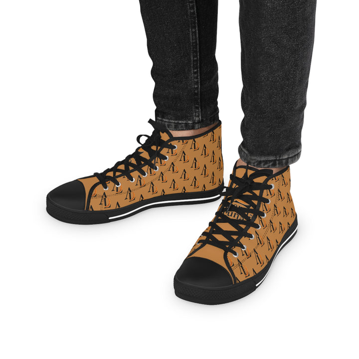 Stylish Men's High Top Sneakers with Ascenda Luna on the go