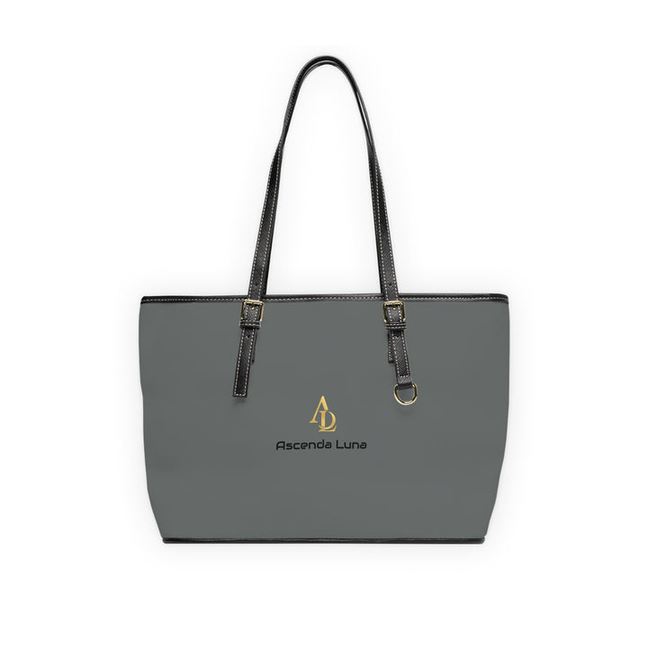 PU Leather Tote Bag Grey | Ascenda Classics