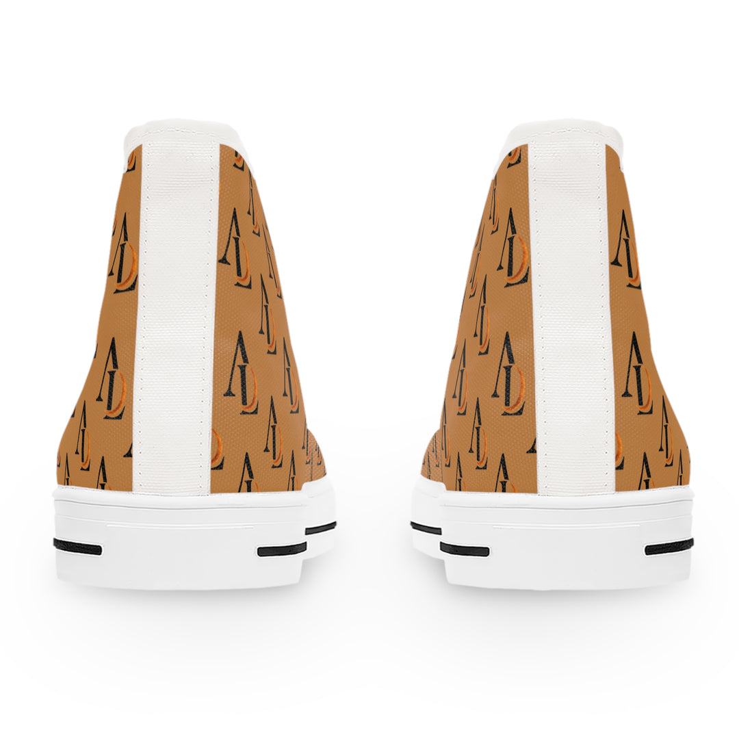 Stylish Women's High Top Sneakers with Ascenda Luna on the go