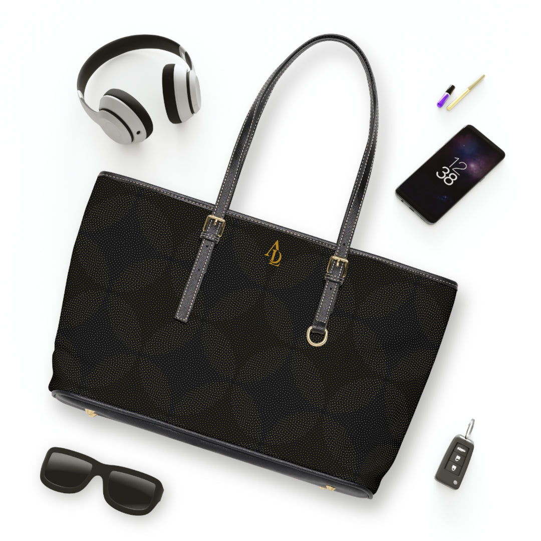 PU Leather Tote Bag Black | Ascenda Classics