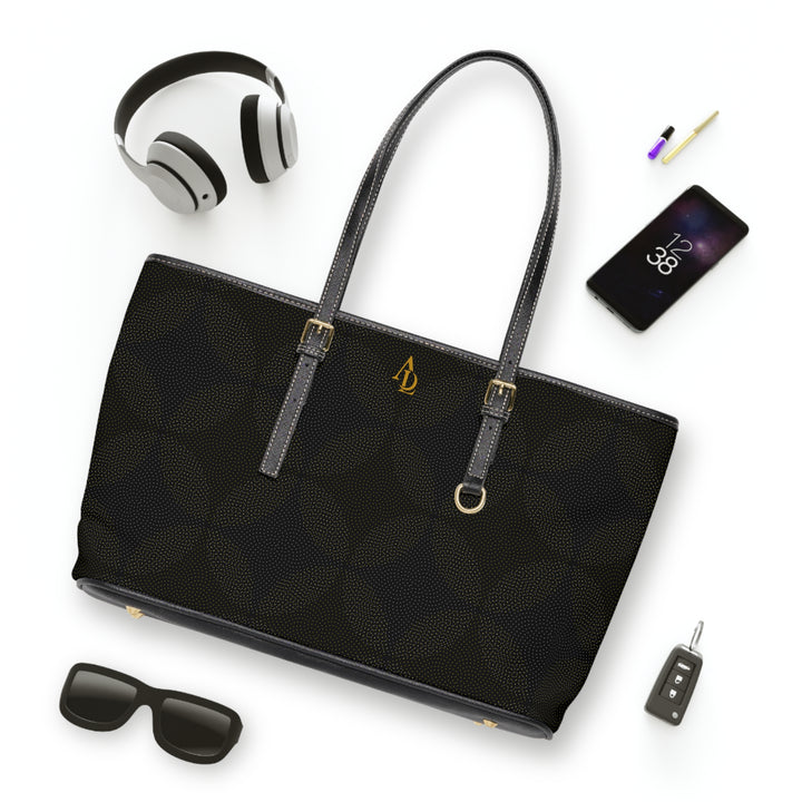 PU Leather Tote Bag Black | Ascenda Classics