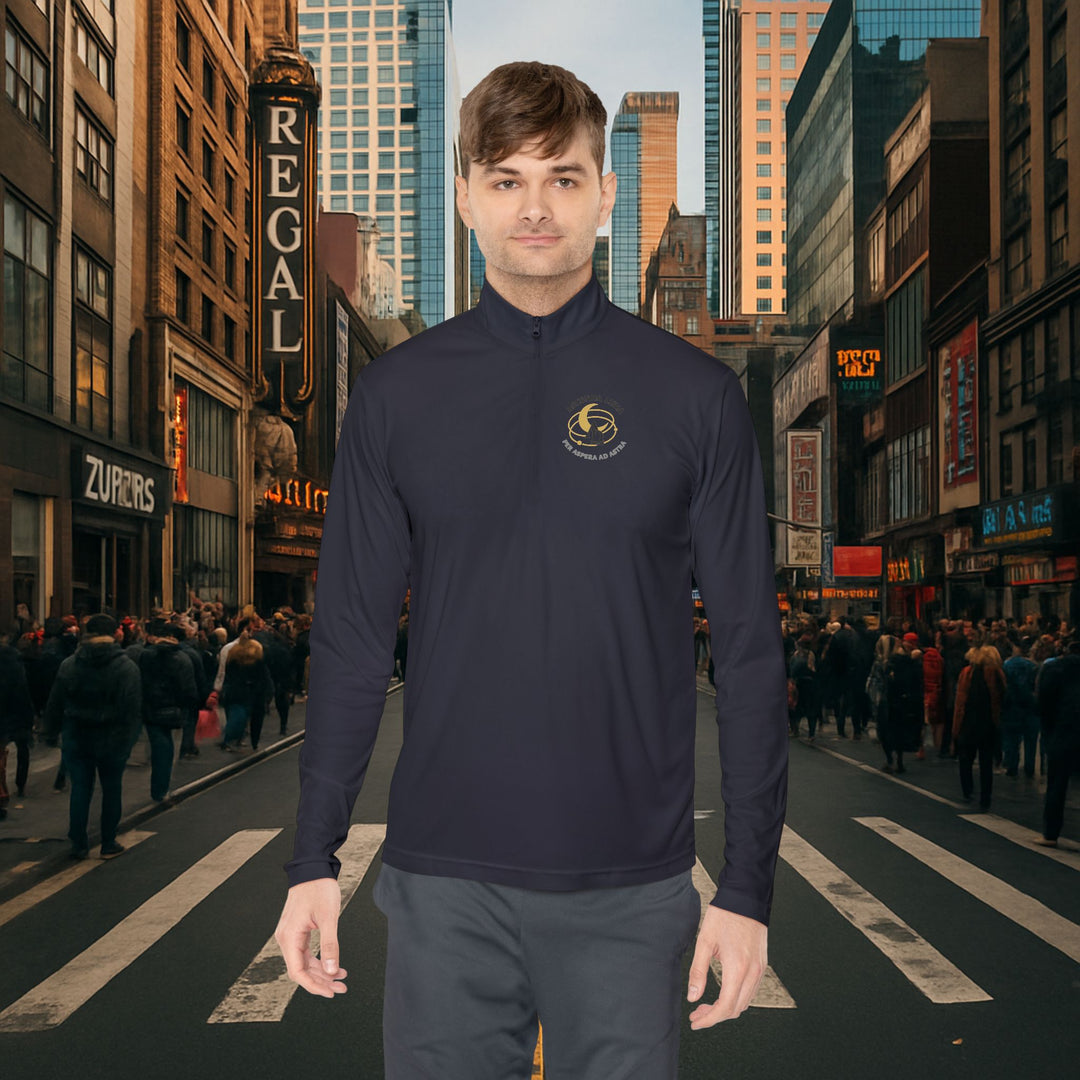 Workout Unisex Quarter-Zip Pullover | Ascenda Ad Astra