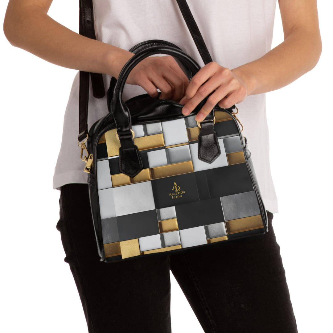 Shoulder Handbag | Ascenda Geometrics