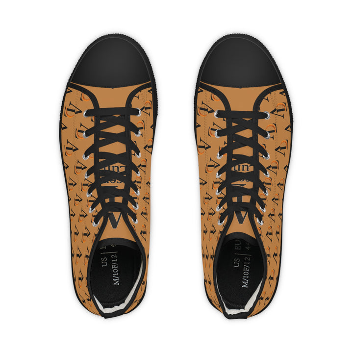 Stylish Men's High Top Sneakers with Ascenda Luna on the go