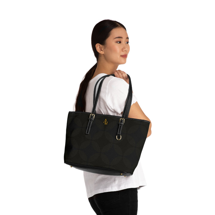 PU Leather Tote Bag Black | Ascenda Classics
