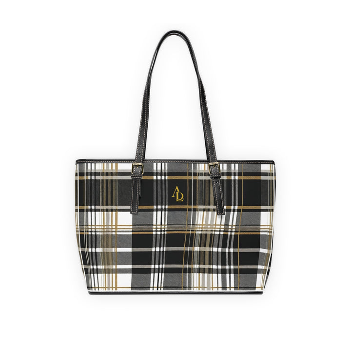 PU Leather Tote Bag | Ascenda Geometrics