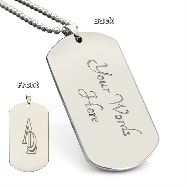 Ascenda Luna Dog Tag Necklace