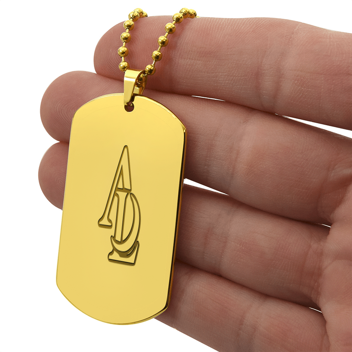 Ascenda Luna Dog Tag Necklace