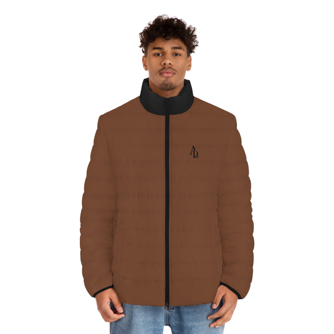 Men's Puffer Jacket milk chocolate | Ascenda Classics