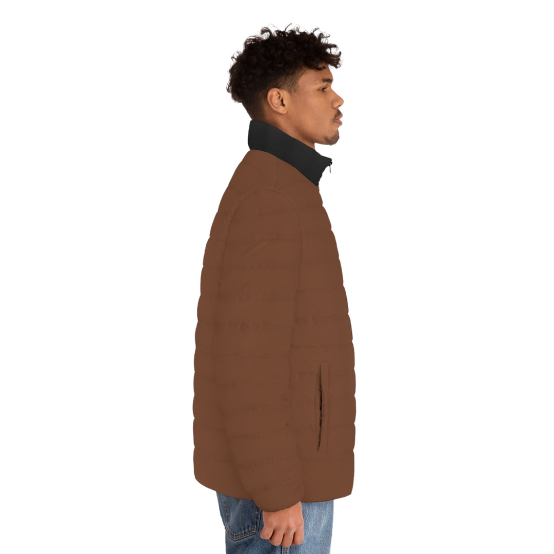 Men's Puffer Jacket milk chocolate | Ascenda Classics