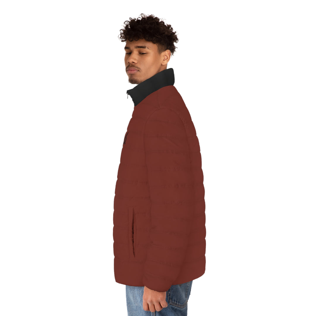 Men's Puffer Jacket burgundi | Ascenda Classics