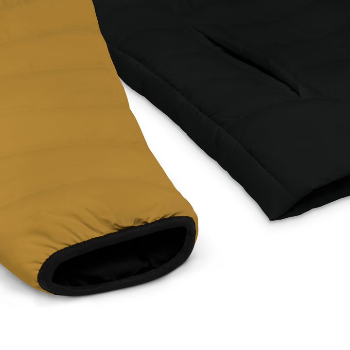 Men's Puffer Jacket black & gold | Ascenda Classics
