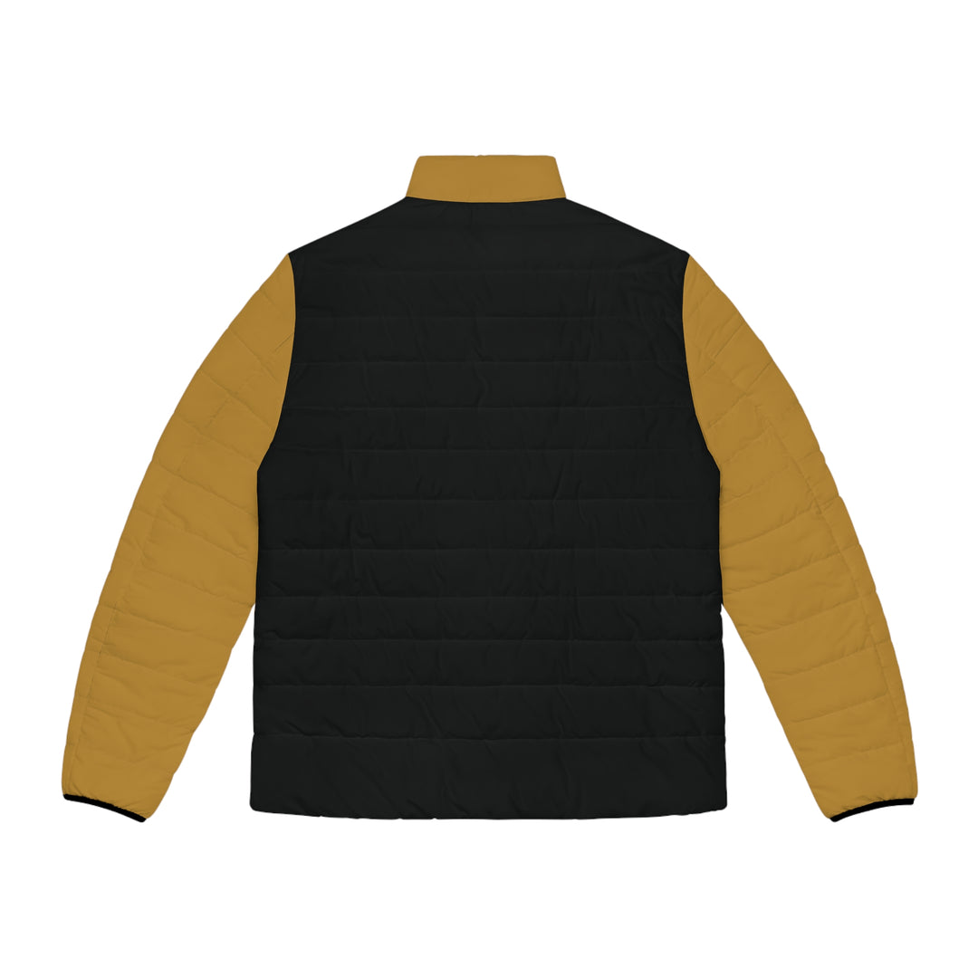 Men's Puffer Jacket black & gold | Ascenda Classics