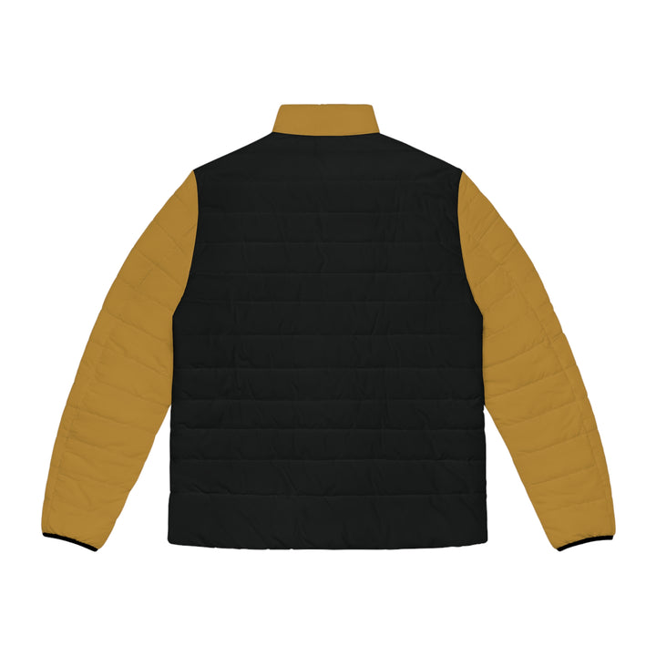 Men's Puffer Jacket black & gold | Ascenda Classics