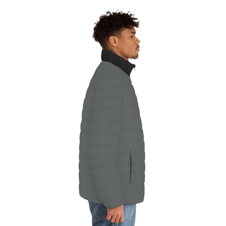 Men's Puffer Jacket grey & black | Ascenda Classics
