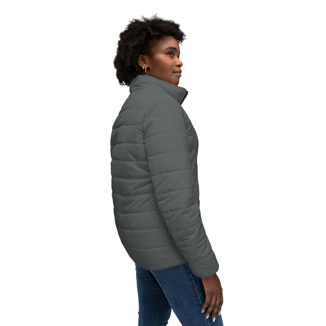 Women’s Puffer Jacket grey | Ascenda Classics