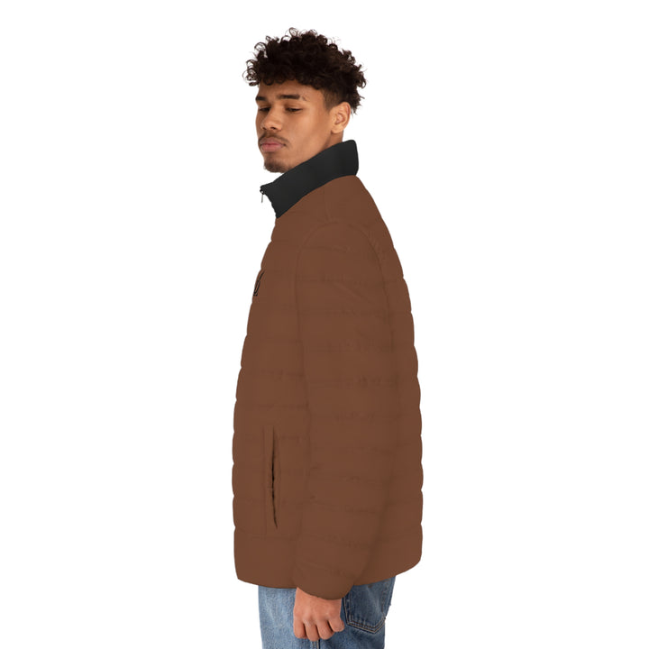 Men's Puffer Jacket milk chocolate | Ascenda Classics