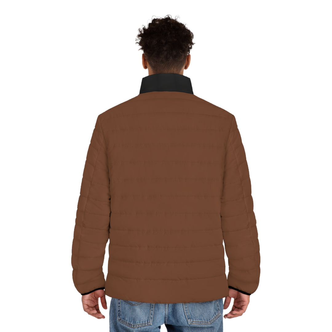 Men's Puffer Jacket milk chocolate | Ascenda Classics