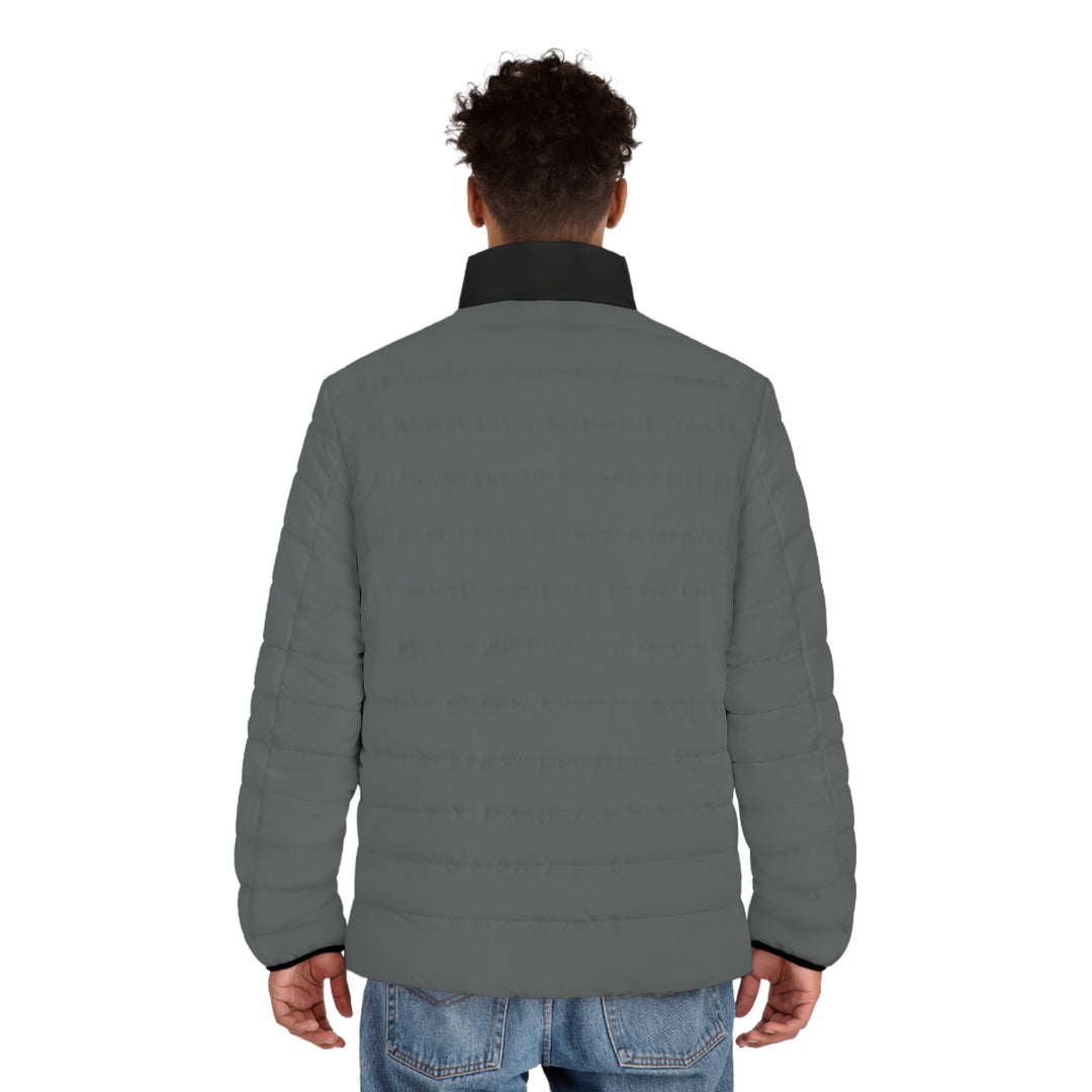 Men's Puffer Jacket grey & black | Ascenda Classics