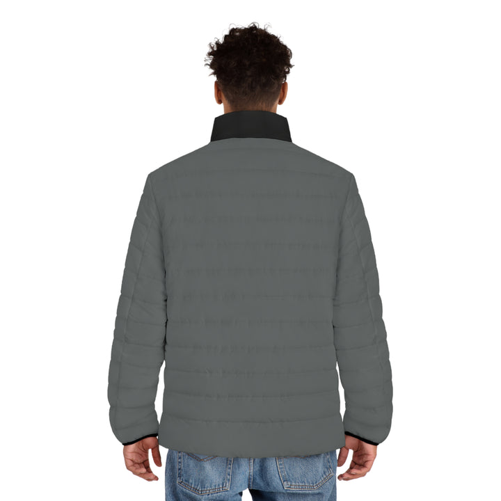 Men's Puffer Jacket grey & black | Ascenda Classics