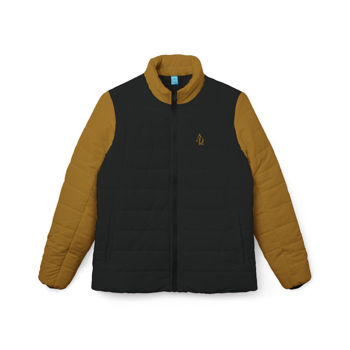 Women’s Puffer Jacket black & gold | Ascenda Classics