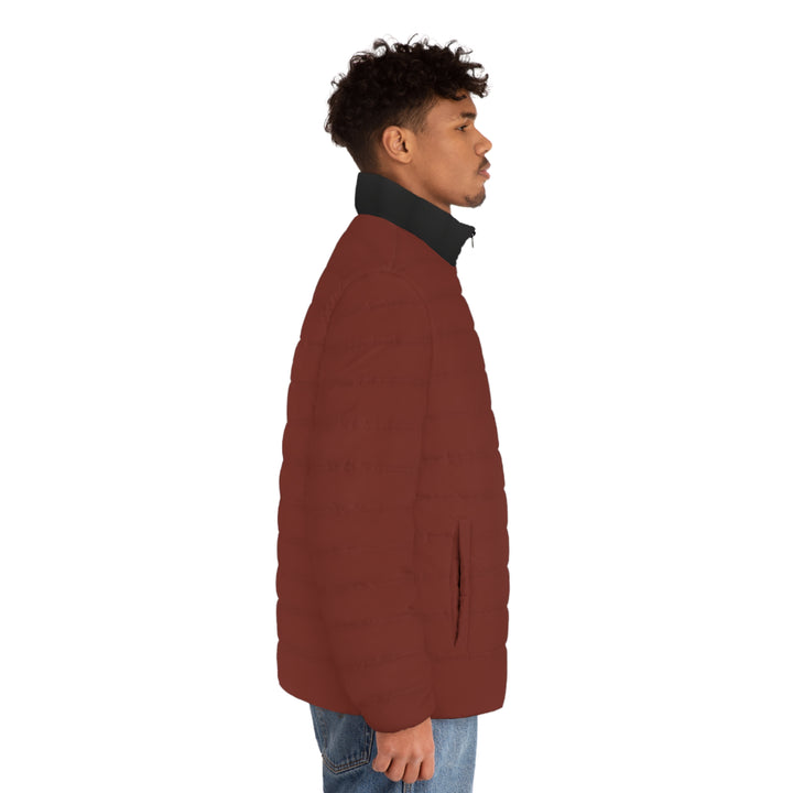 Men's Puffer Jacket burgundi | Ascenda Classics