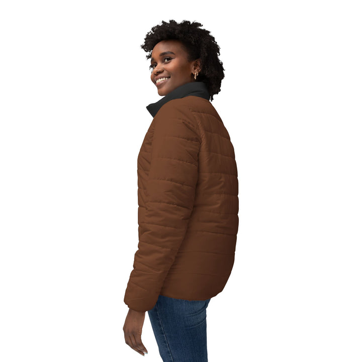 Women’s Puffer Jacket milk chocolate | Ascenda Classics