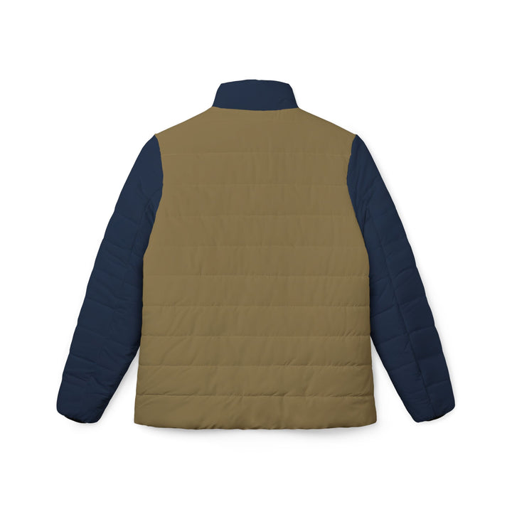 Women’s Puffer Jacket Navy & Khaki | Ascenda Classics
