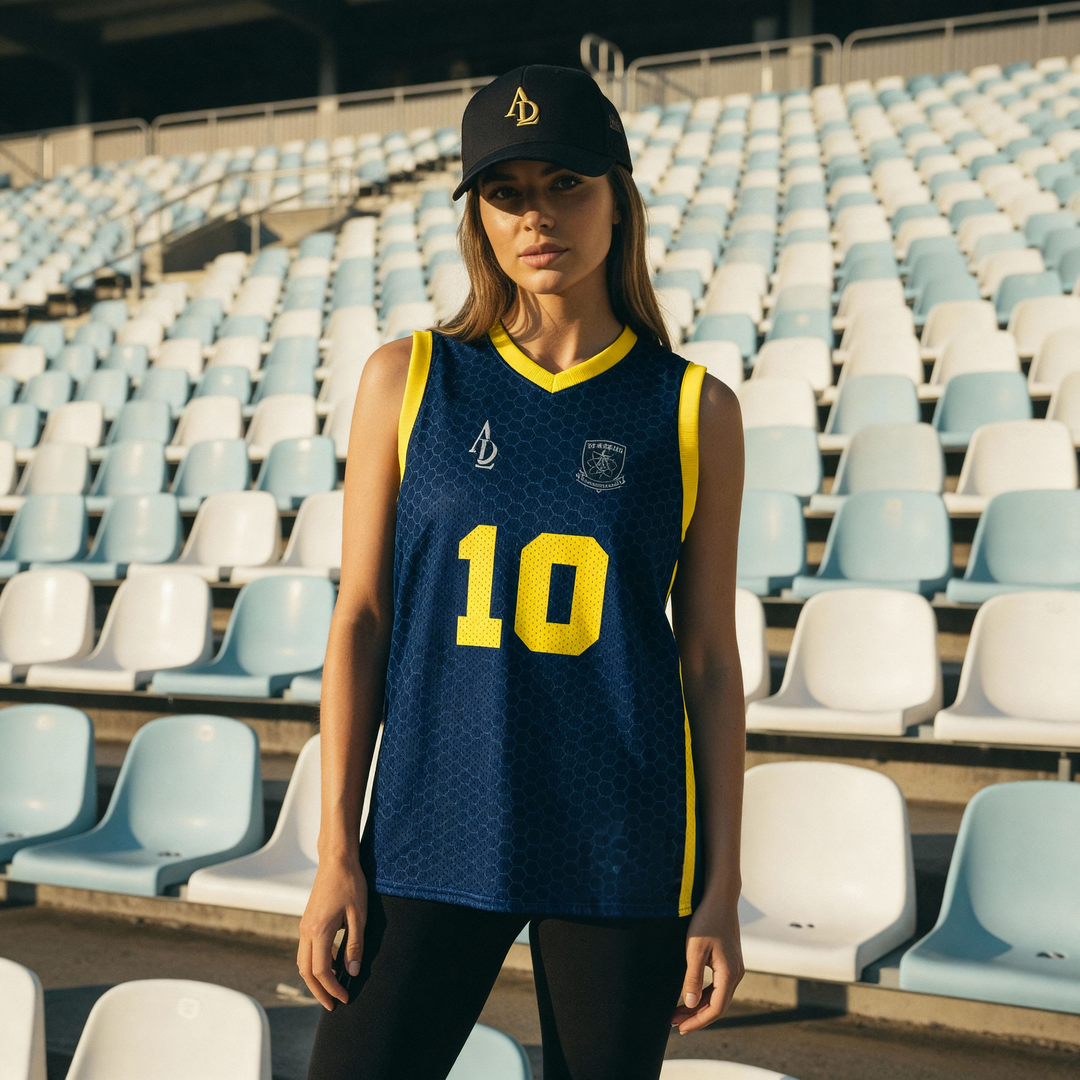 Premium basketball jersey blue yellow | SC SCIENCE